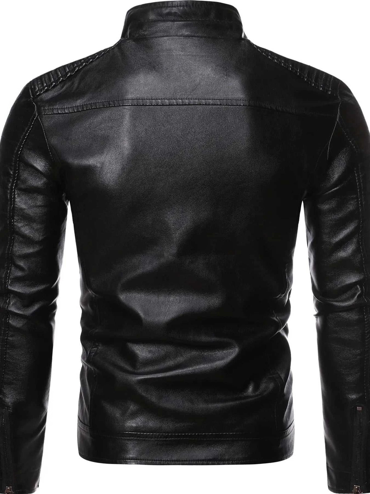 Men's Plus Size Zip Up Motorcycle Jacket 100400758169666 74 Affordable Fashion Under $100 Jerry's Apparel 