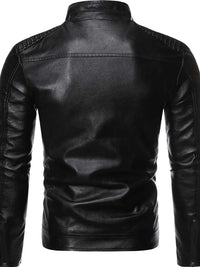 Men's Plus Size Zip Up Motorcycle Jacket 100400758169666 74 Affordable Fashion Under $100 Jerry's Apparel 
