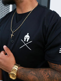 Men's Graphic Button Down Short Sleeve Top