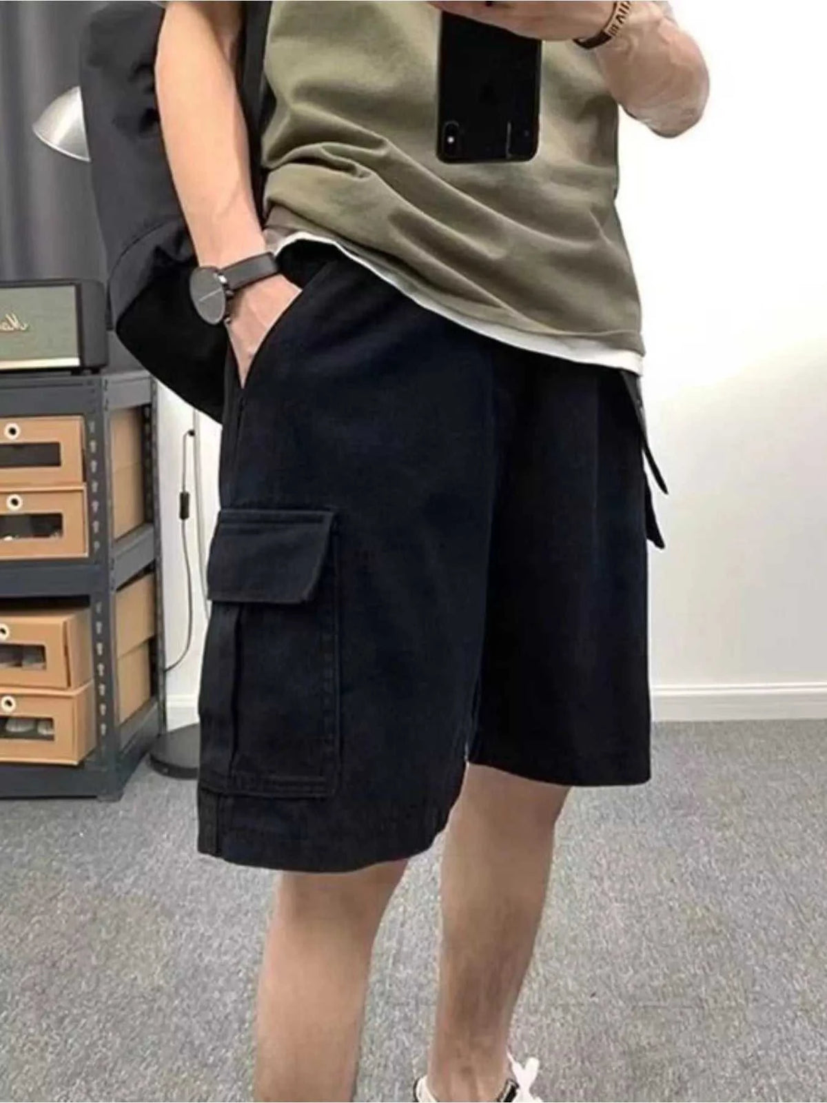 Men's Plus Size Casual Cargo Shorts 100400352991773 24 Affordable Fashion Under $100 Jerry's Apparel 