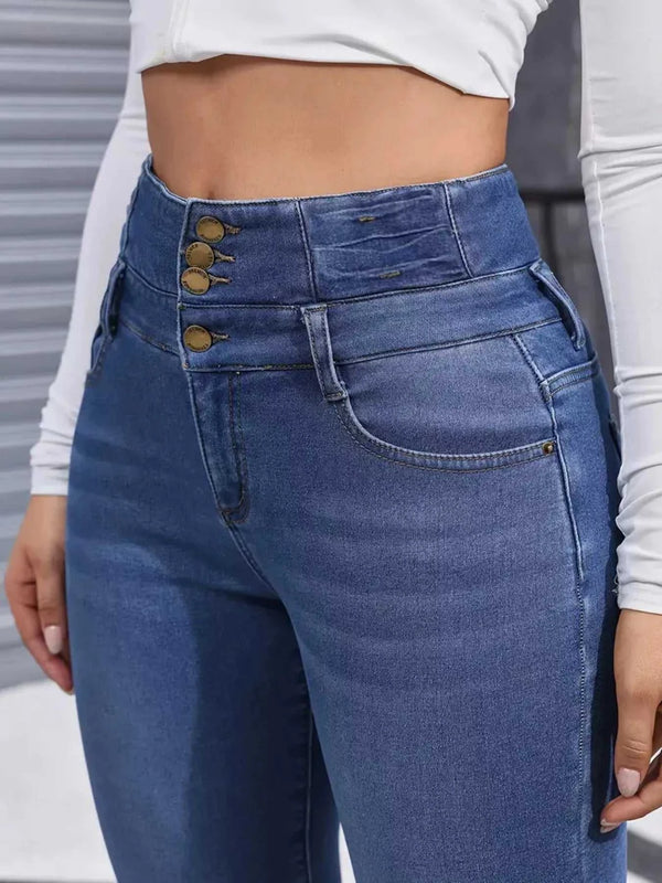 High-Waisted Slim Fit Fleece-Lined Jeans 100100139081969 57 Affordable Fashion Under $100 Jerry's Apparel 