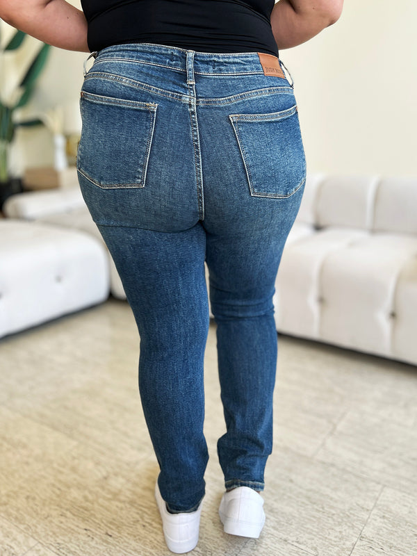 Full Size High Waist Skinny Jeans