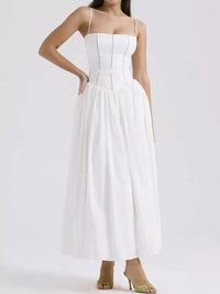Floral Spaghetti Straps Midi Dress 101001005550846 56 Affordable Fashion Under $100 Jerry's Apparel 