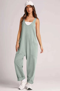 Lovelet Wide Strap Jumpsuit with Pockets 100100197263170 33 Affordable Fashion Under $100 Jerry's Apparel 