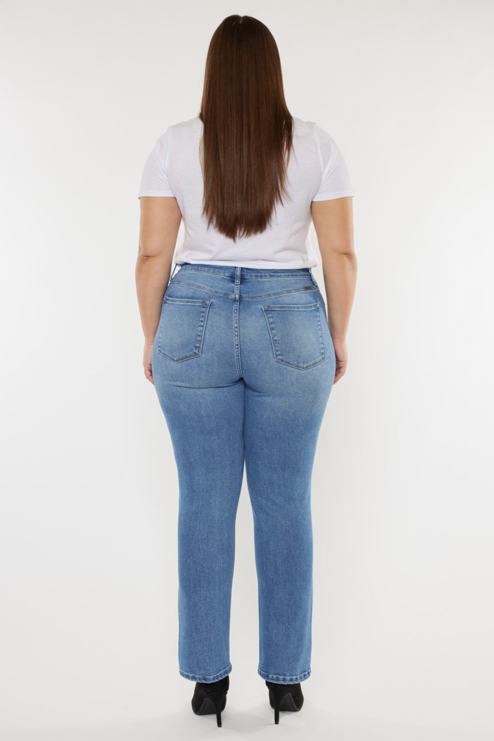 Full Size Cat's Whiskers High Waist Jeans