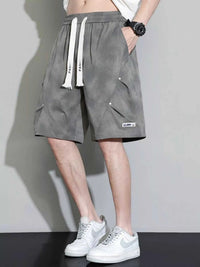 Men's Plus Size Casual Drawstring Cargo Shorts 100400568303185 73 Gifts for Him Jerry's Apparel 