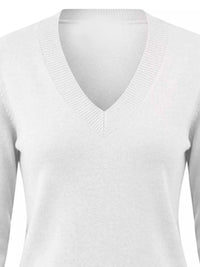V-Neck Long Sleeve Sweater w 101002492738705 32 Affordable Fashion Under $100 Jerry's Apparel 