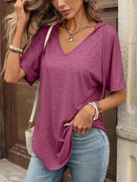 Casual Short Sleeve Hooded T-Shirt 100100788252140 27 Affordable Fashion Under $100 Jerry's Apparel 