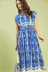 Umgee Sleeveless Smocked Midi Dress 100100878561997 62 Affordable Fashion Under $100 Jerry's Apparel 
