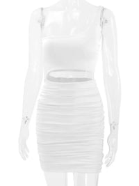 One-Shoulder Cutout Ruched Bodycon Mini Dress 101001098960768 27 Gifts for Her Jerry's Apparel 