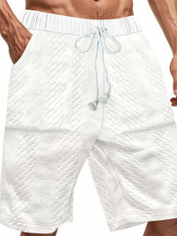 Men's Full Size Texture Drawstring Shorts Plus Size 100400880734003 36 Affordable Fashion Under $100 Jerry's Apparel 