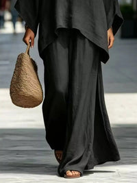 Full Size Batwing Sleeve Top and Wide-Leg Pants Set Plus Size 101001179587547 49 Affordable Fashion Under $100 Jerry's Apparel 