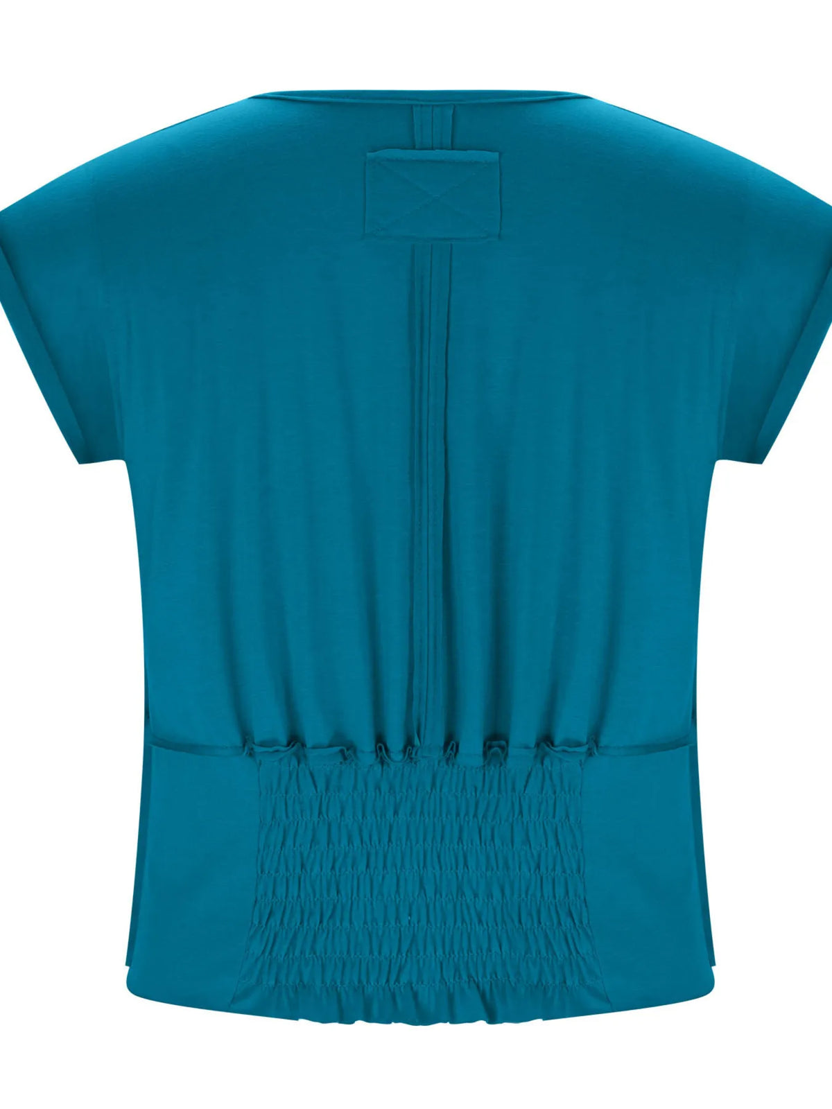 Deep V-Neck Cropped T-Shirt