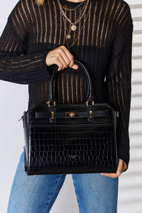 Texture PU Leather Handbag