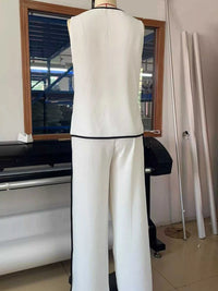 Full Size Contrast Trim Sleeveless Top and Pants Set Plus Size 101001507426114 43 Affordable Fashion Under $100 Jerry's Apparel 