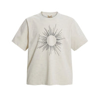 Men's Sunburst Graphic Oversized T-Shirt