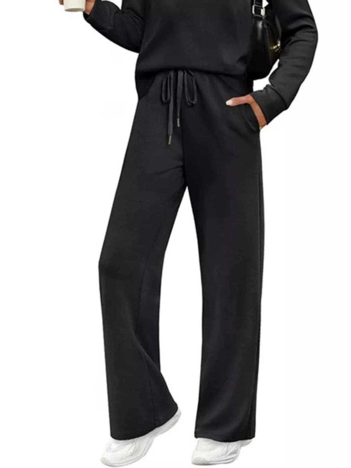 Full Size Casual Long Sleeve Crewneck Top and Drawstring Pants Set Plus Size 100100096071791 46 Affordable Fashion Under $100 Jerry's Apparel 