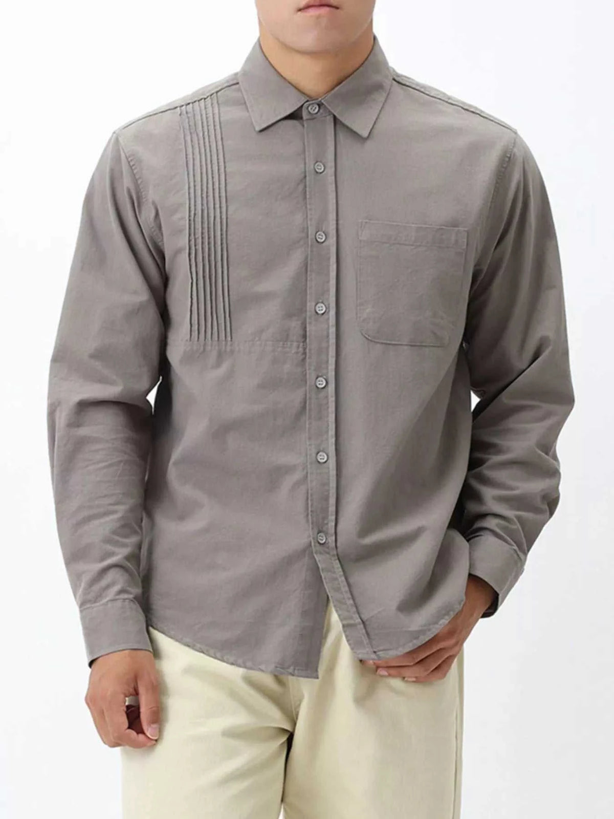 Men's Plus Size Button Up Long Sleeve Shirt 100400174893919 69 Affordable Fashion Under $100 Jerry's Apparel 