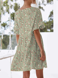 Polka Dot V-Neck Short Sleeve Mini Dress 100100568295398 24 Gifts for Her Jerry's Apparel 