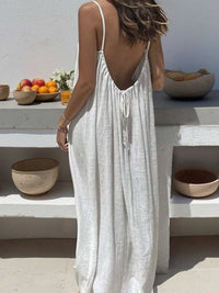 Full Size Backless Scoop Neck Maxi Dress Plus Size 100100427117994 25 Affordable Fashion Under $100 Jerry's Apparel 