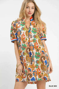 Umgee Jacquard Abstract Print Mini Dress 100100853331349 51 Affordable Fashion Under $100 Jerry's Apparel 