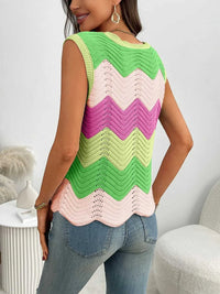 Color Block Round Neck Sweater Vest 100100253791586 34 Affordable Fashion Under $100 Jerry's Apparel 