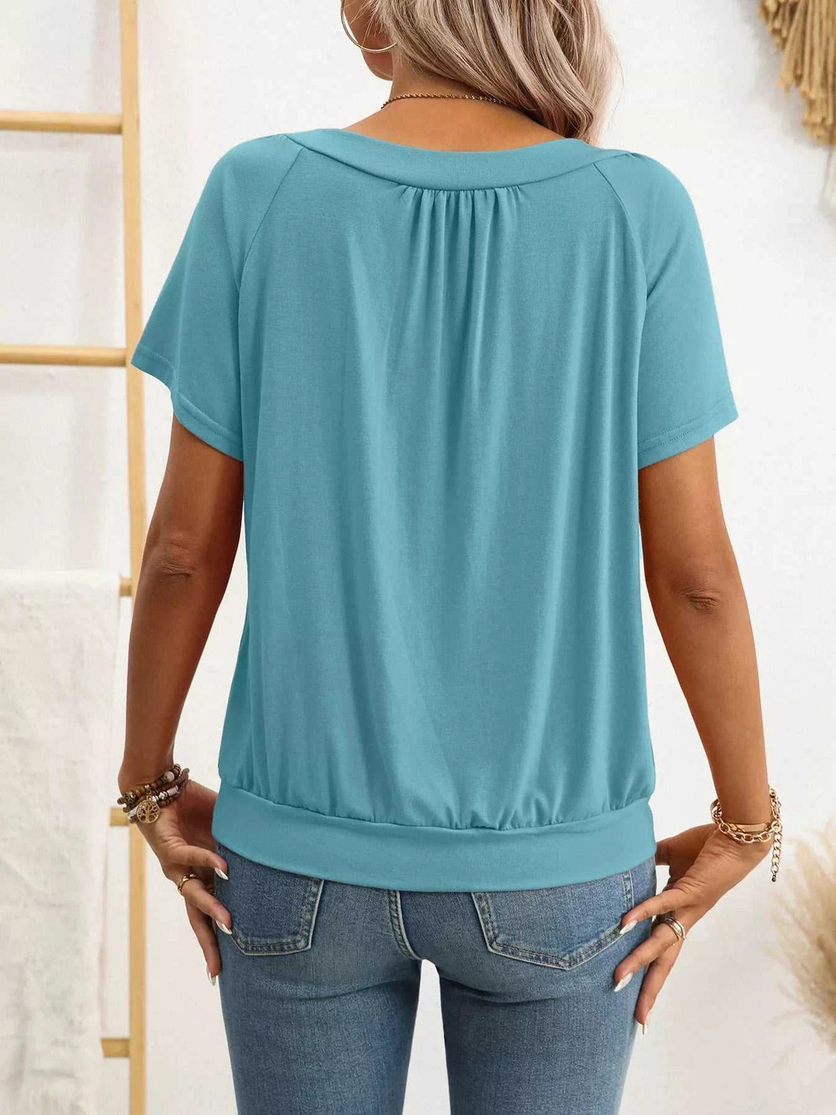 V-Neck Short SleeveT-Shirt 100100823198287 31 Affordable Fashion Under $100 Jerry's Apparel 