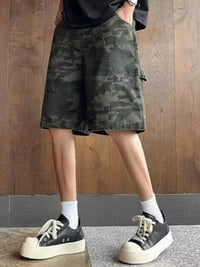 Men's Full Size Camouflage Print Loose Fit Shorts Plus Size 100400050463034 33 Affordable Fashion Under $100 Jerry's Apparel 