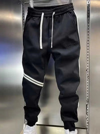 Men's Plus Size Drawstring Striped Joggers 100400270112011 37 Affordable Fashion Under $100 Jerry's Apparel 