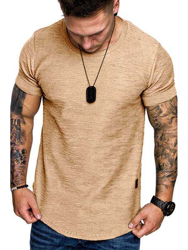 Men's Round Neck Slim Fit Casual T-Shirt 100400972198169 27 Affordable Fashion Under $100 Jerry's Apparel 