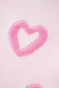 Heart Shape Bubble Sleeve Baggy Sweater 100100868213065 63 Affordable Fashion Under $100 Jerry's Apparel 
