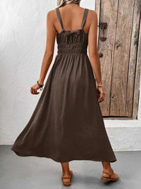 Sleeveless Smocked Casual Midi Dress 100100225131528 33 Affordable Fashion Under $100 Jerry's Apparel 