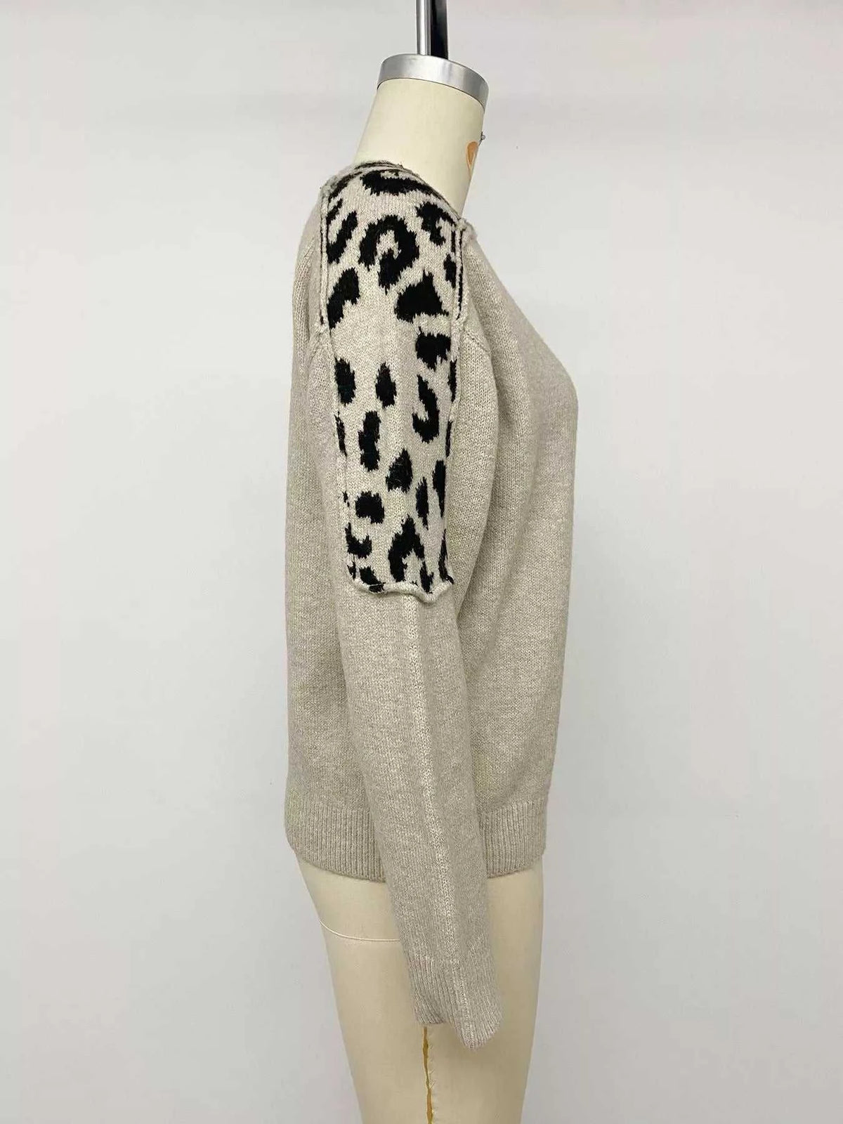 Leopard Round Neck Sweater 100100975897355 41 Affordable Fashion Under $100 Jerry's Apparel 