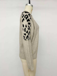 Leopard Round Neck Sweater 100100975897355 41 Affordable Fashion Under $100 Jerry's Apparel 