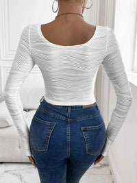 Perfee Scoop Neck Long Sleeve Top 100100386401892 32 Affordable Fashion Under $100 Jerry's Apparel 