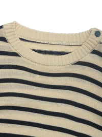 Perfee Striped Round Neck Long Sleeve Knit Top 100100498701057 40 Affordable Fashion Under $100 Jerry's Apparel 