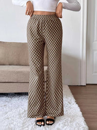 Plaid High-Waisted Wide Leg Pants 100100323711538 28 Affordable Fashion Under $100 Jerry's Apparel 