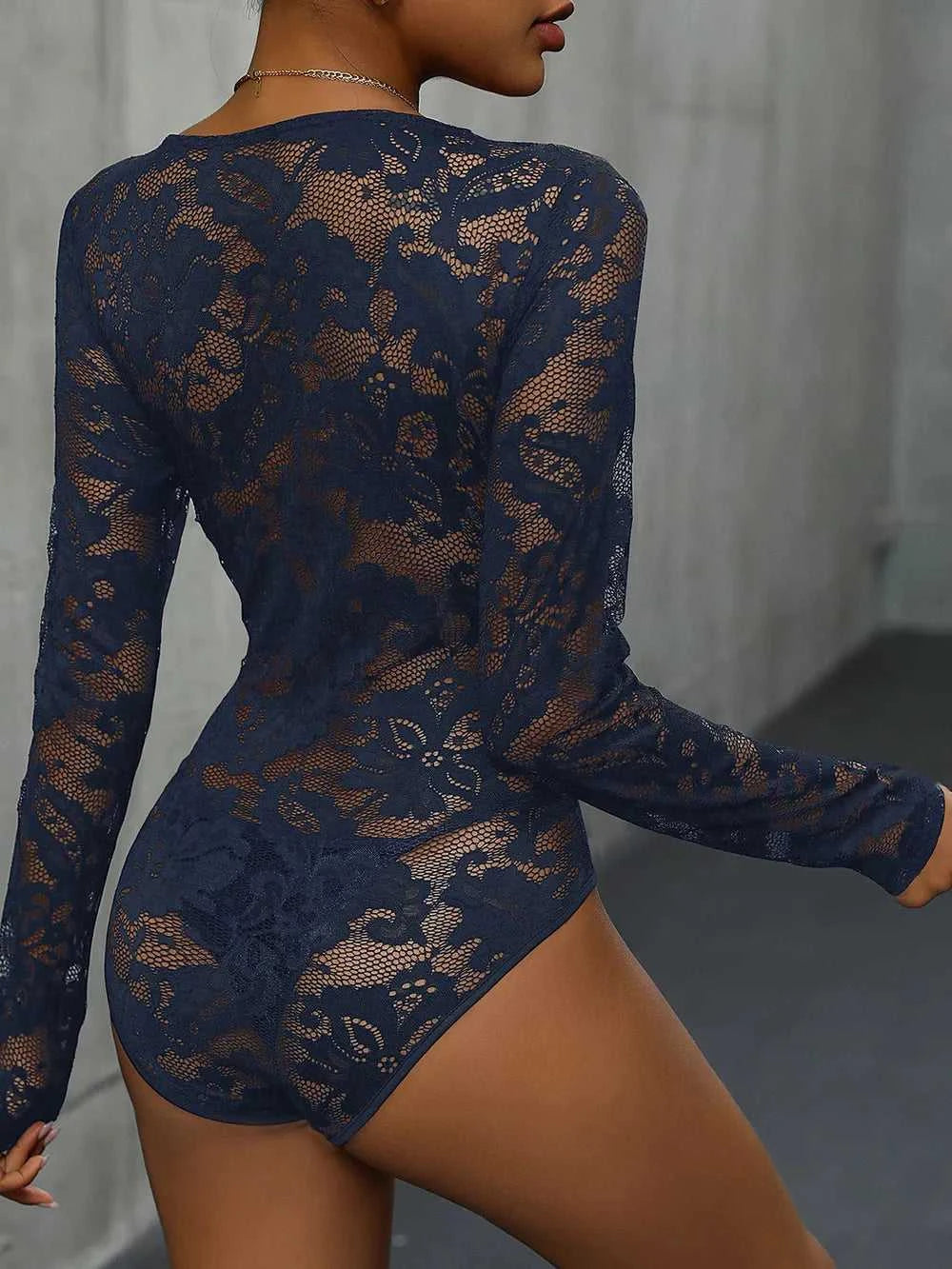 Perfee Lace Long Sleeve Bodysuit 100100765412996 27 Affordable Fashion Under $100 Jerry's Apparel 