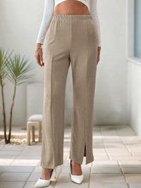 High-Waisted Slit Pants 100100338122783 31 Affordable Fashion Under $100 Jerry's Apparel 