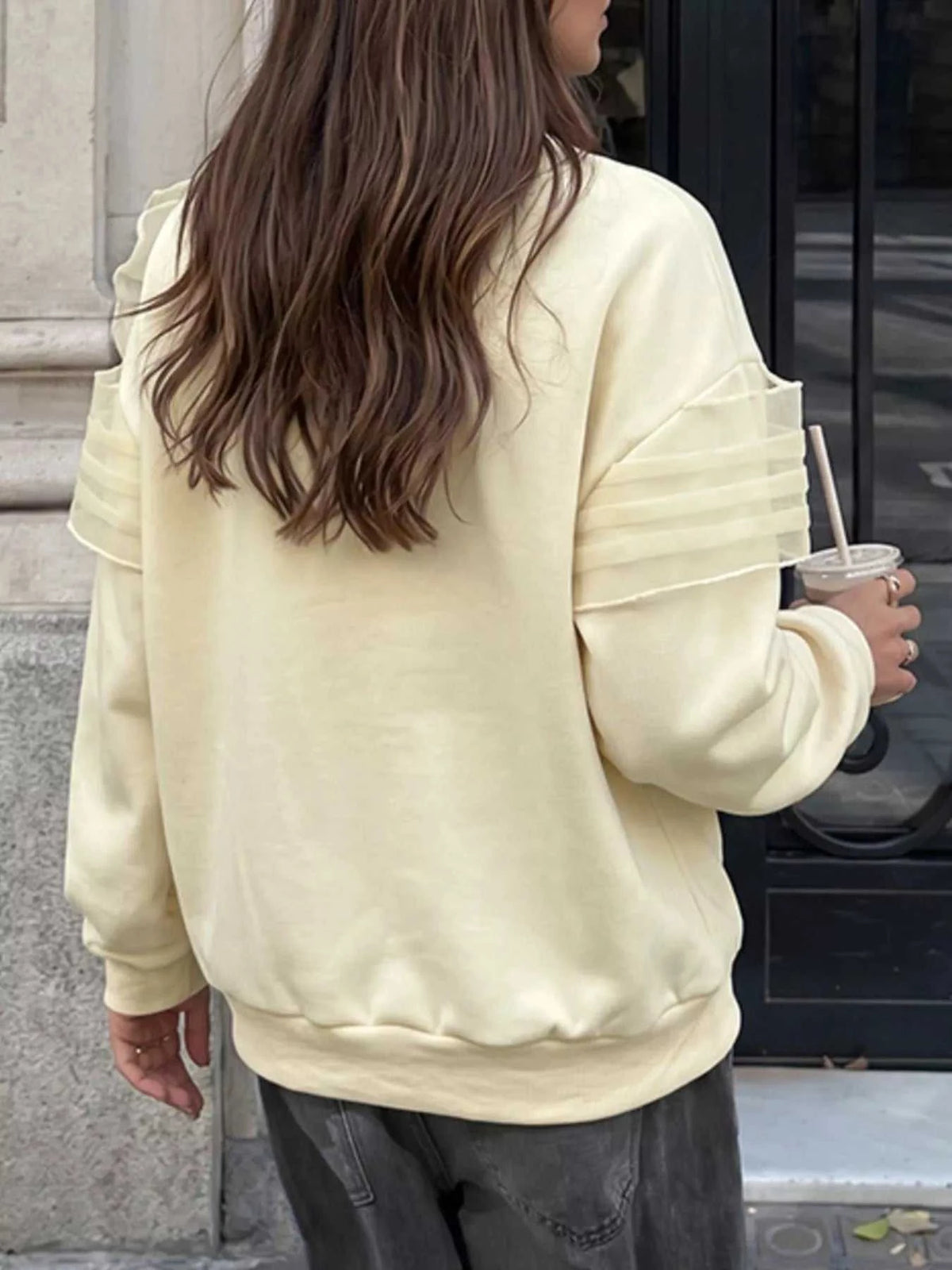 Bow Round Neck Long Sleeve Sweatshirt 100100219588007 39 Affordable Fashion Under $100 Jerry's Apparel 