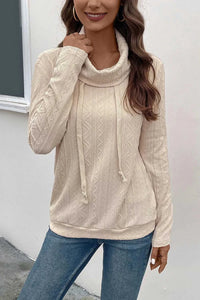 Perfee Tied Mock Neck Long Sleeve Knit Top 100100118084397 33 Affordable Fashion Under $100 Jerry's Apparel 
