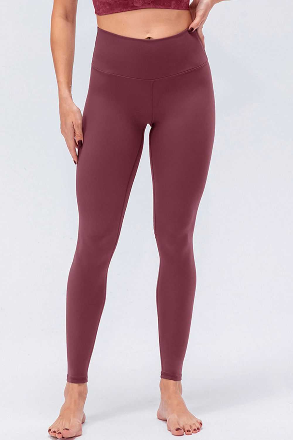 Wide Waistband Slim Fit Active Leggings 100100209766860 38 Affordable Fashion Under $100 Jerry's Apparel 