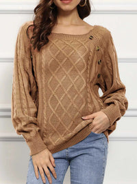 Cable Knit Boat Neck Sweater 100100241299521 36 Affordable Fashion Under $100 Jerry's Apparel 