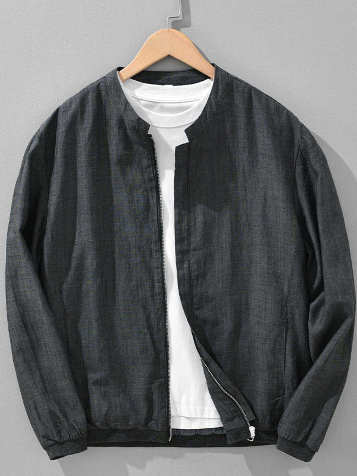 Men's Plus Size Zip Up Long Sleeve Jacket 100400057546432 162 Fashion Forward Plus Size Clothing Jerry's Apparel 