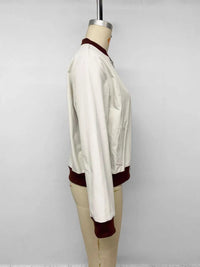 Contrast Trim Zip Up Jacket 100100872147330 50 Seasonal Fashion Collections Jerry's Apparel 