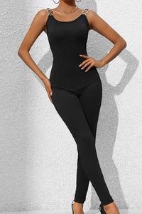 Perfee Scoop Neck Wide Strap Skinny Jumpsuit 100100999731280 28 Affordable Fashion Under $100 Jerry's Apparel 
