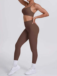 Criss-Cross Back Cami and Leggings Active Set 101006319091881 80 Affordable Fashion Under $100 Jerry's Apparel 