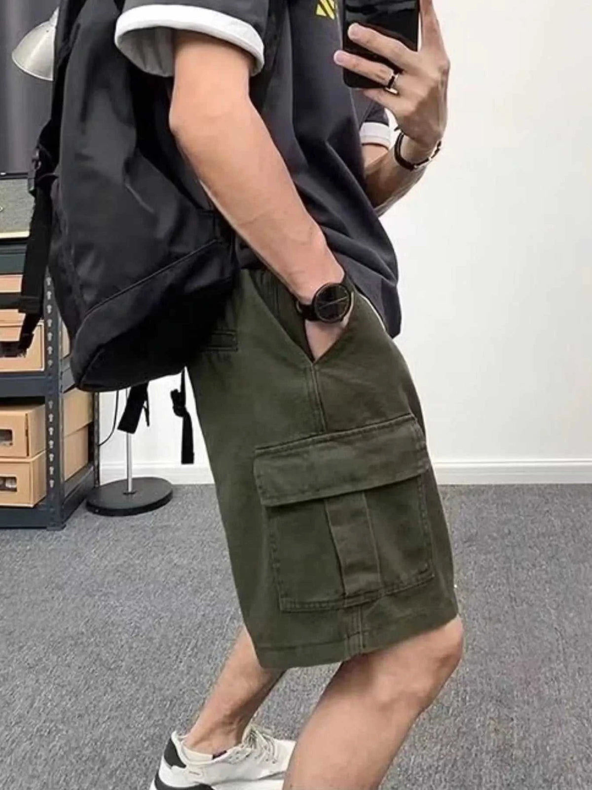 Men's Plus Size Casual Cargo Shorts 100400352991773 24 Affordable Fashion Under $100 Jerry's Apparel 