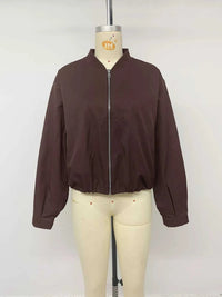 Zip Up Dropped Shoulder Jacket 100100620143952 50 Affordable Fashion Under $100 Jerry's Apparel 
