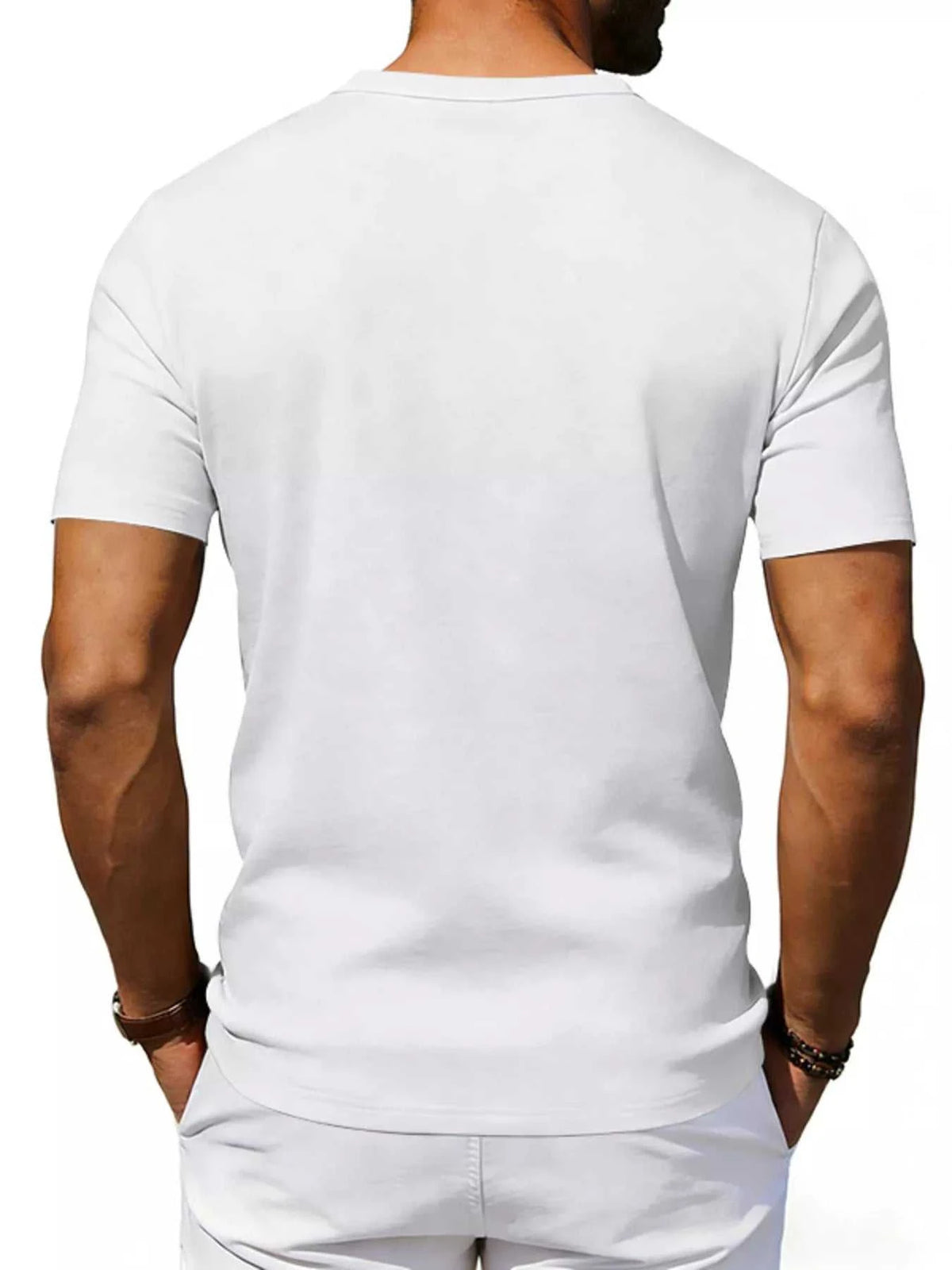 Men's Full Size Casual Henley T-Shirt with Pocket Plus Size 100400796832194 23 Affordable Fashion Under $100 Jerry's Apparel 